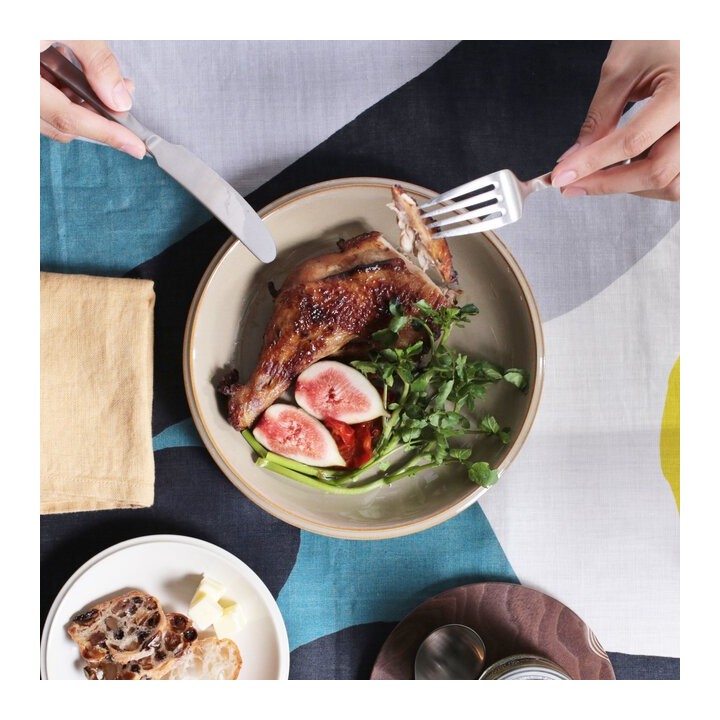 POTPURRI RIMs プレート L【NAVY】磁器 大皿 | SIMPLife