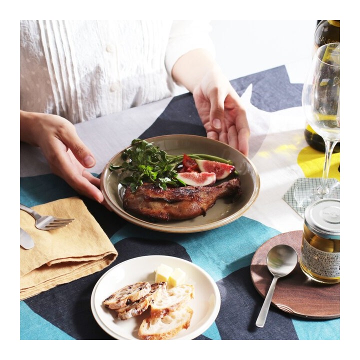 POTPURRI RIMs プレート L【BEIGE】磁器 大皿 | SIMPLife