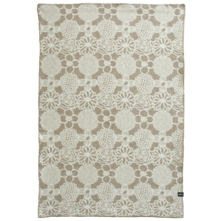 undyed+ ひざ掛け毛布【花つなぎ】無染色ウール | SIMPLife