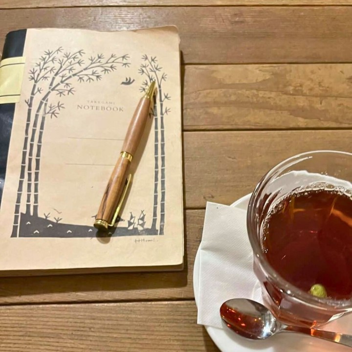 架け箸 オリーブのボールペン【オリーブ】木製 | SIMPLife