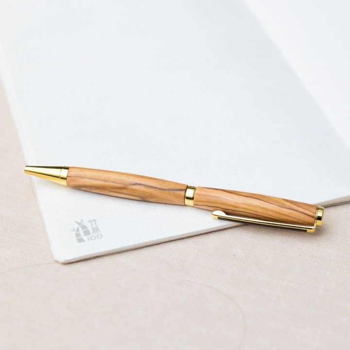 架け箸 オリーブのボールペン【オリーブ】木製 | SIMPLife