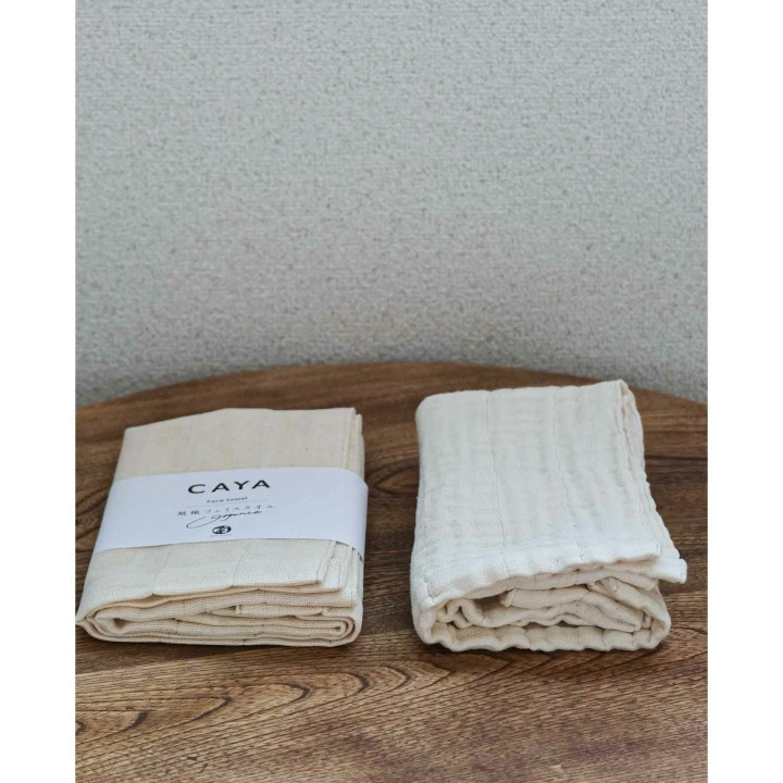 かやオーガニックフェイスタオル【生成】綿100% | SIMPLife