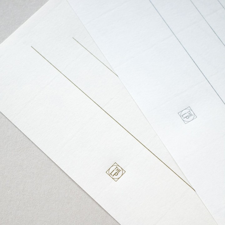 活版印刷 レターセット【SILVER】 | SIMPLife