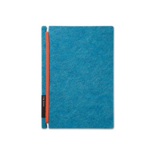 Log book：Felt 名刺ファイル【TURQUOISE BLUE/ORANGE】 | SIMPLife