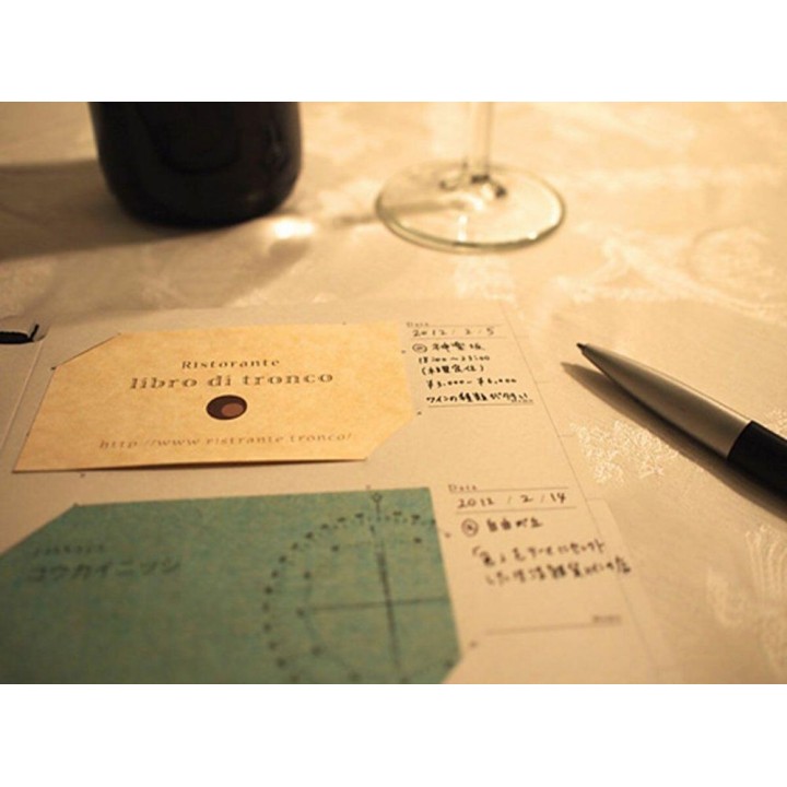 Log book：Felt 名刺ファイル【TURQUOISE BLUE/BLACK】 | SIMPLife