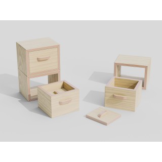 bosje 多目的ストッカー 小サイズ【北灯色/ORANGE】 | SIMPLife