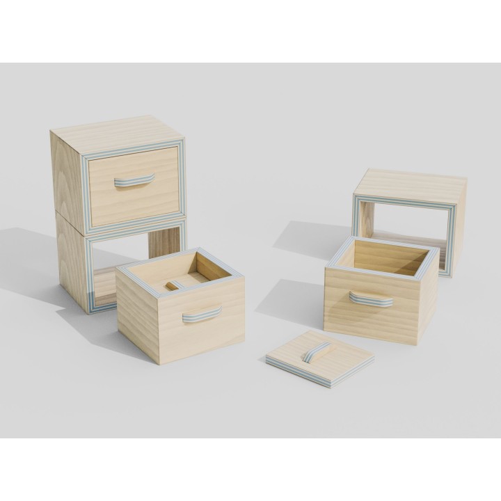 bosje 多目的ストッカー 小サイズ【流氷群青色/BLUE】 | SIMPLife