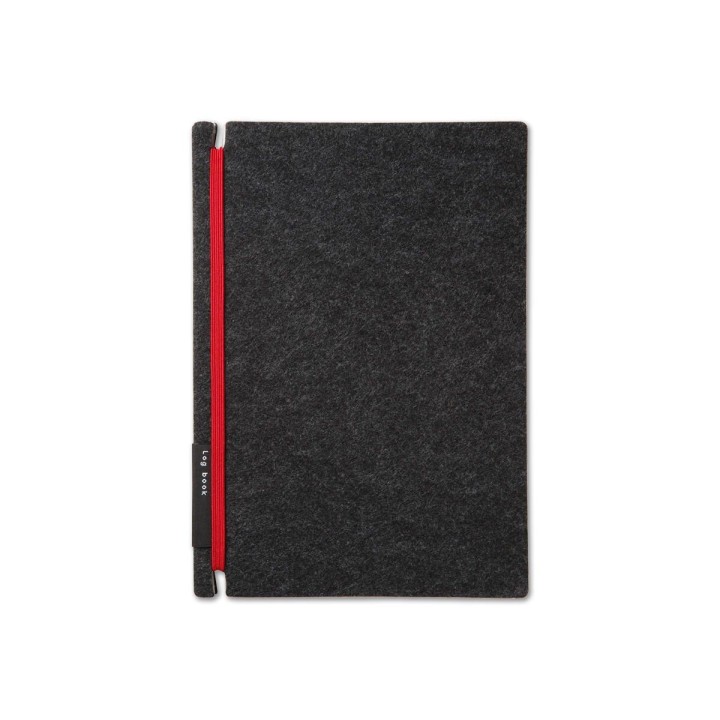 Log book：Felt 名刺ファイル【Charcoal/レッド】 | SIMPLife