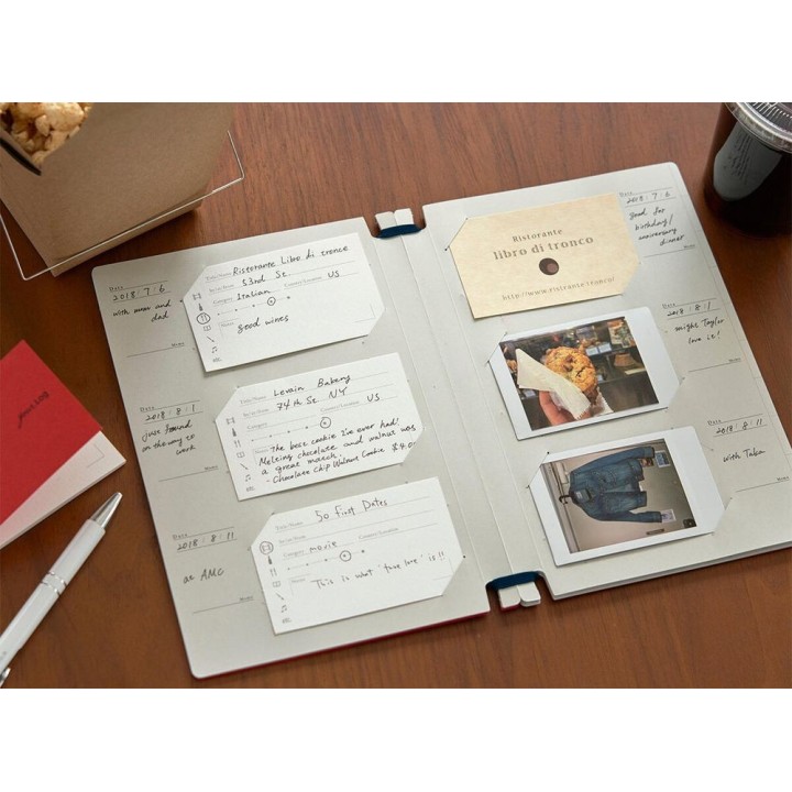 Log book：Felt 名刺ファイル【Charcoal/KHAKI】 | SIMPLife