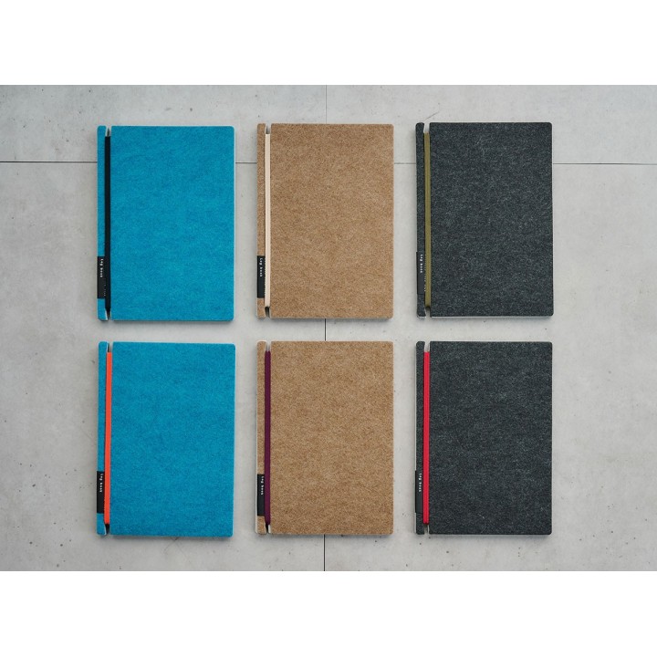 Log book：Felt 名刺ファイル【Charcoal/レッド】 | SIMPLife