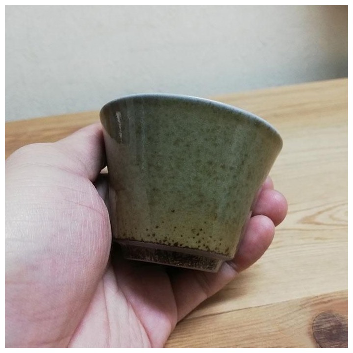 万事急須 萬古焼 高台碗 湯呑み【ビードロ】 | SIMPLife