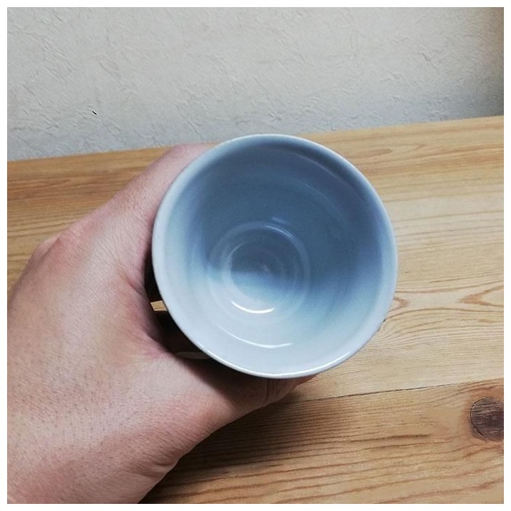 万事急須 萬古焼 高台碗 湯呑み【ビードロ】 | SIMPLife