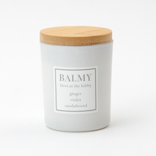 BALMY 焚き火の音と香りを楽しむ 木製芯ソイキャンドル【Meet at the lobby】