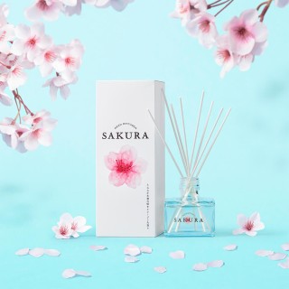 和の香りで消臭 リードディフューザー【桜】| SIMPLife