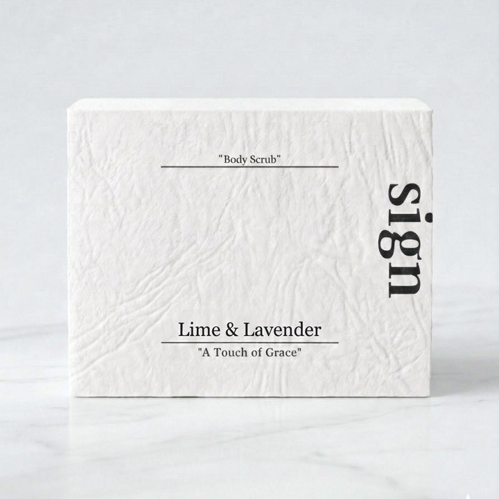 Nez reflet sign ボディスクラブ 300g【Lime & Lavender】| SIMPLife