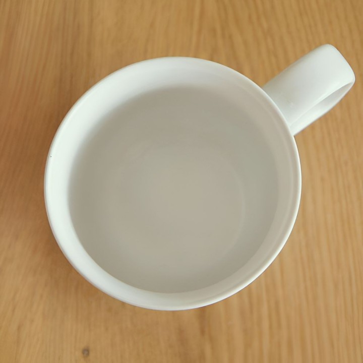 アッシュ マグカップ【WHITE】美濃焼 軽い磁器 | SIMPLife