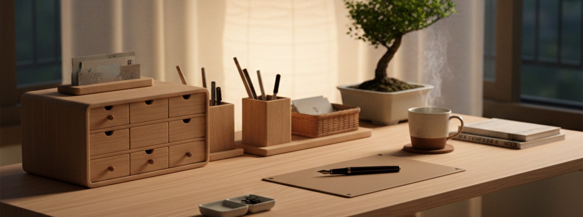 デスク収納 | 集中力を高めるミニマルな整理道具 - simplife.jp