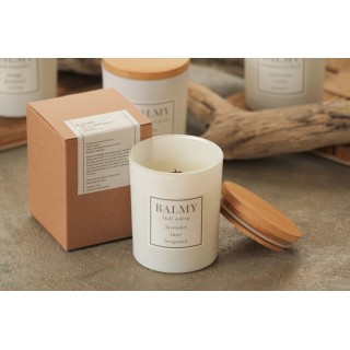 BALMY Asleep｜アロマキャンドル【ラベンダー・ライム・ベルガモット】｜眠りを整える・天然精油配合 - Nez reflet