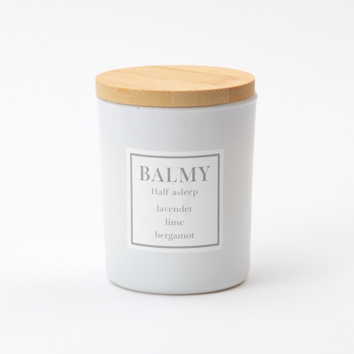 BALMY 焚き火の音と香りを楽しむ 木製芯ソイキャンドル【Half asleep】