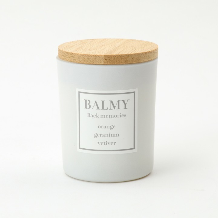 BALMY 焚き火の音と香りを楽しむ 木製芯ソイキャンドル【Back memories】 | SIMPLife