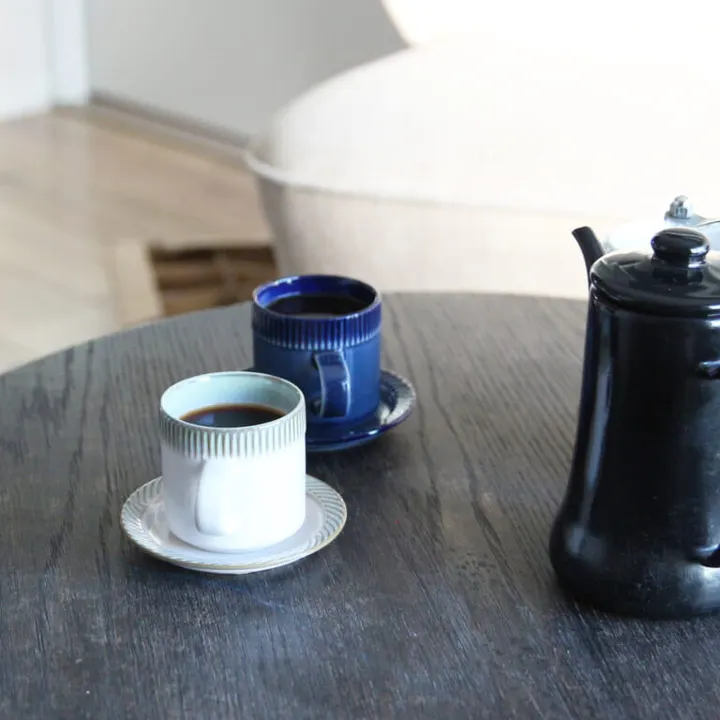 blur デミタスコーヒーカップ S 【WHITE】 美濃焼 胆礬技法 | SIMPLife